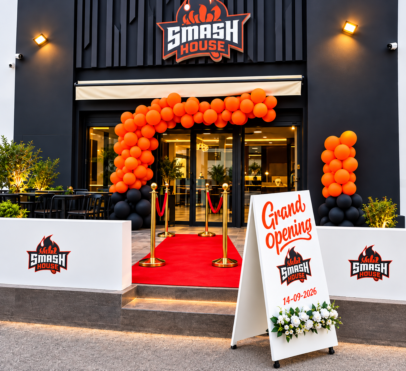 Décoration d’ouverture de Smash House : une inauguration signée Shuingum